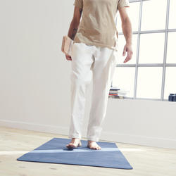 PANTALÓN TELA YOGA SUAVE HOMBRE BLANCO 