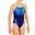 Dívčí plavky jednodílné Lexa modro-žluté