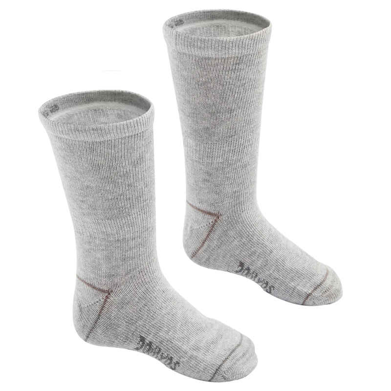 Turnsocken Basic Mid 2er-Pack Kinder grau Turnsocken Basic Mid 2er-Pack Kinder grau