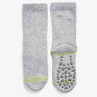 Kids' Non-Slip Socks Twin-Pack - Navy/Grey