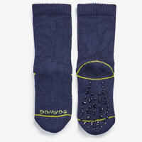 Kids' Non-Slip Socks Twin-Pack - Navy/Grey