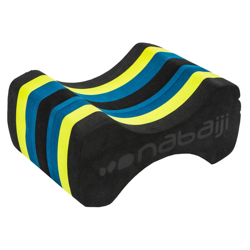 PULL BUOY NATATION TAILLE L NOIR JAUNE