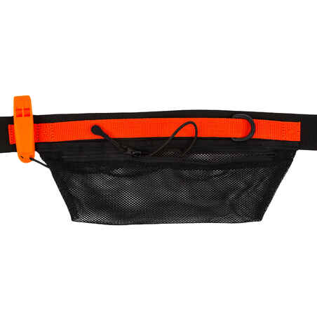 Waistband for attaching Swimrun cord with pocket