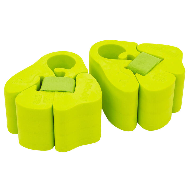 Foam zwembandjes met elastiek voor kinderen van 15-30 kg groen