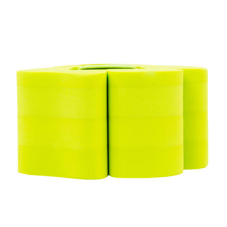 Swimming foam armbands with elasticated strap for 15-30 kg kids - green