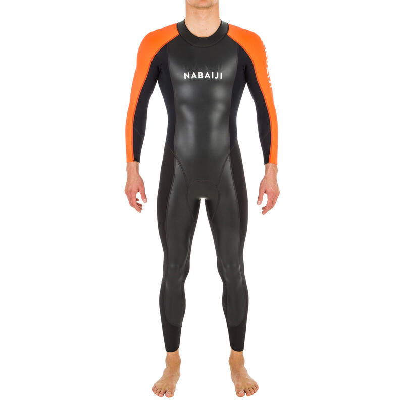Men's Open Water Swimming 2/2 mm Neoprene Wetsuit OWS Nabaiji Decathlon