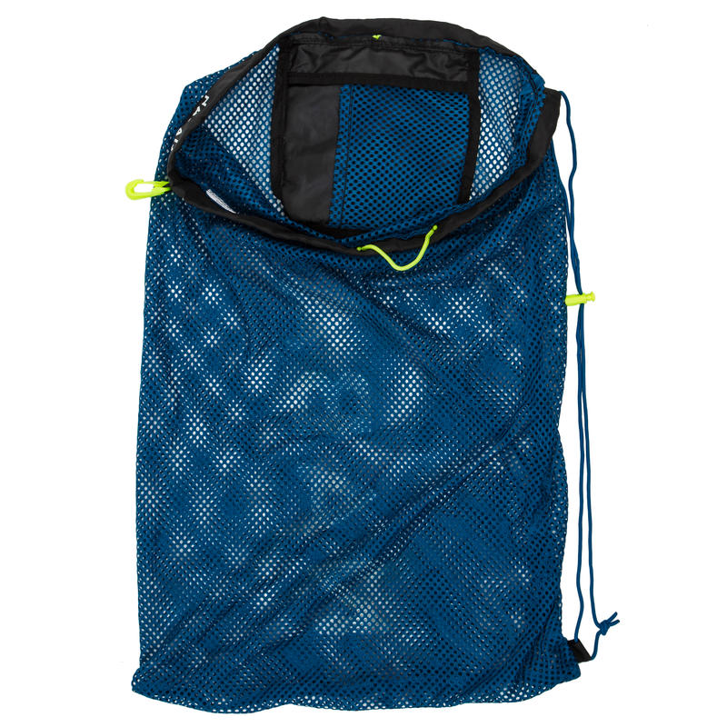 СУМКА СЕТЧАТАЯ ДЛЯ ПЛАВАНИЯ 30 Л СИНЯЯ - Decathlon