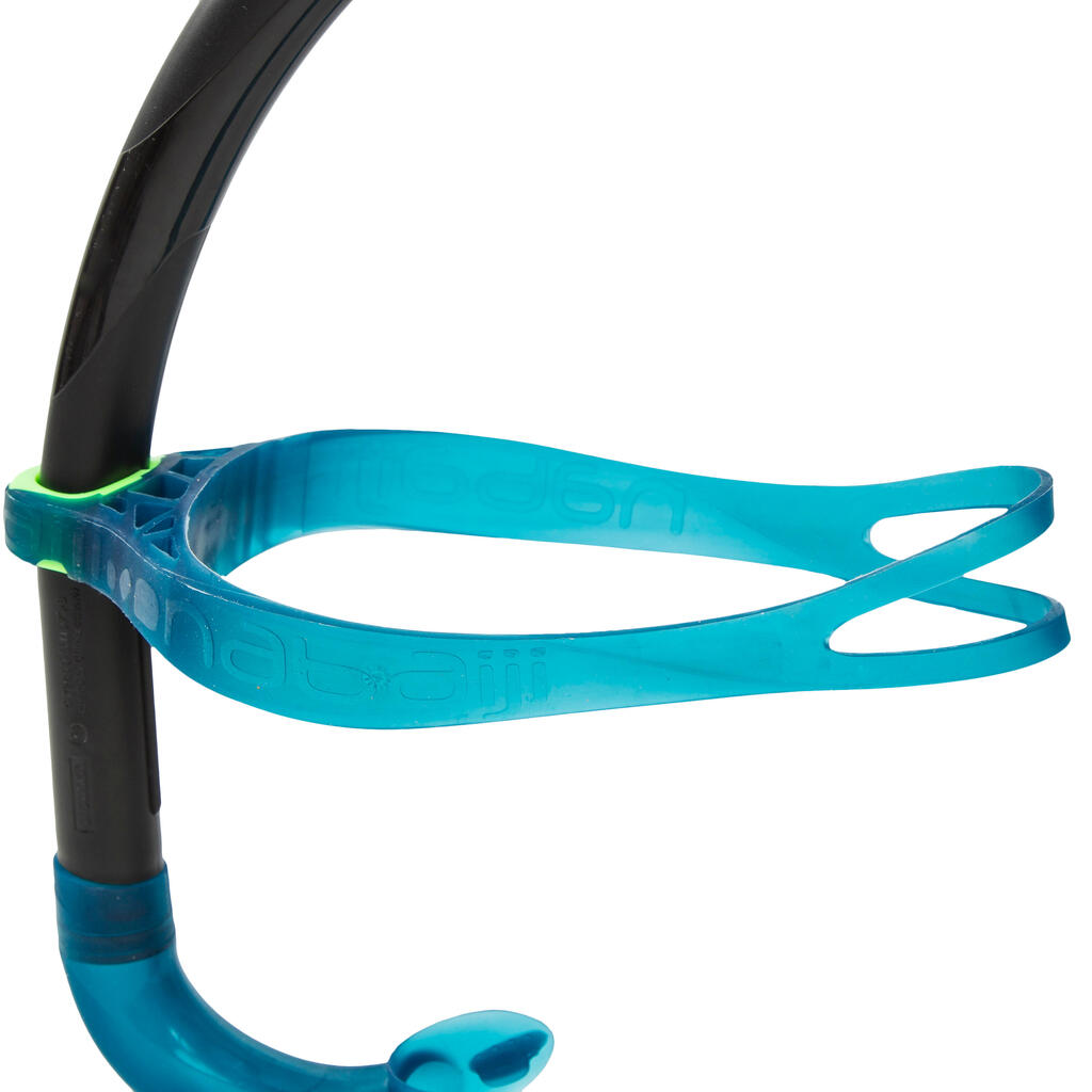 Čelný plavecký šnorchel veľkosť S modrý