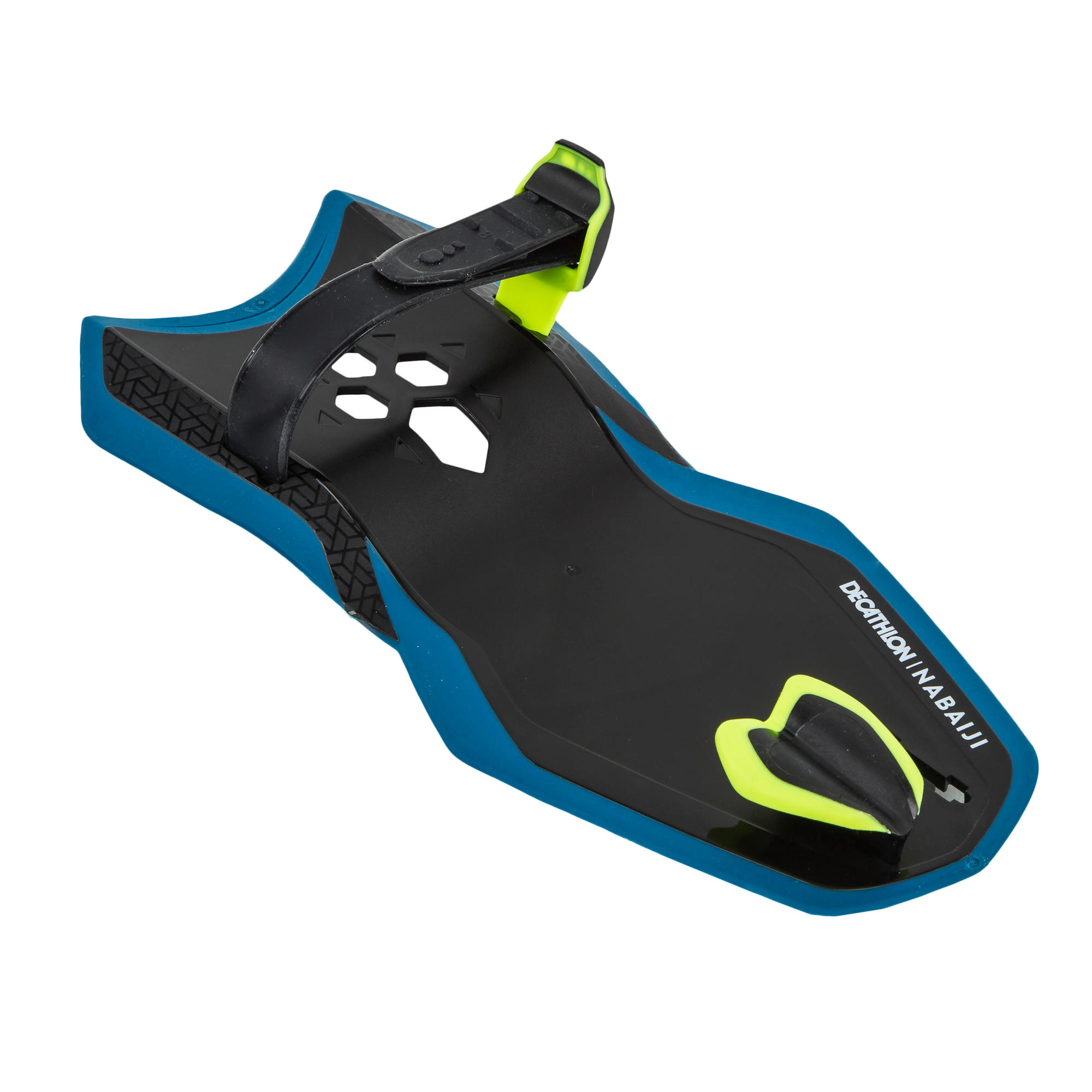 CORRECTIVE SWIMMING HAND PADDLES EASYSTROKE 500 BLACK YELLOW Nabaiji