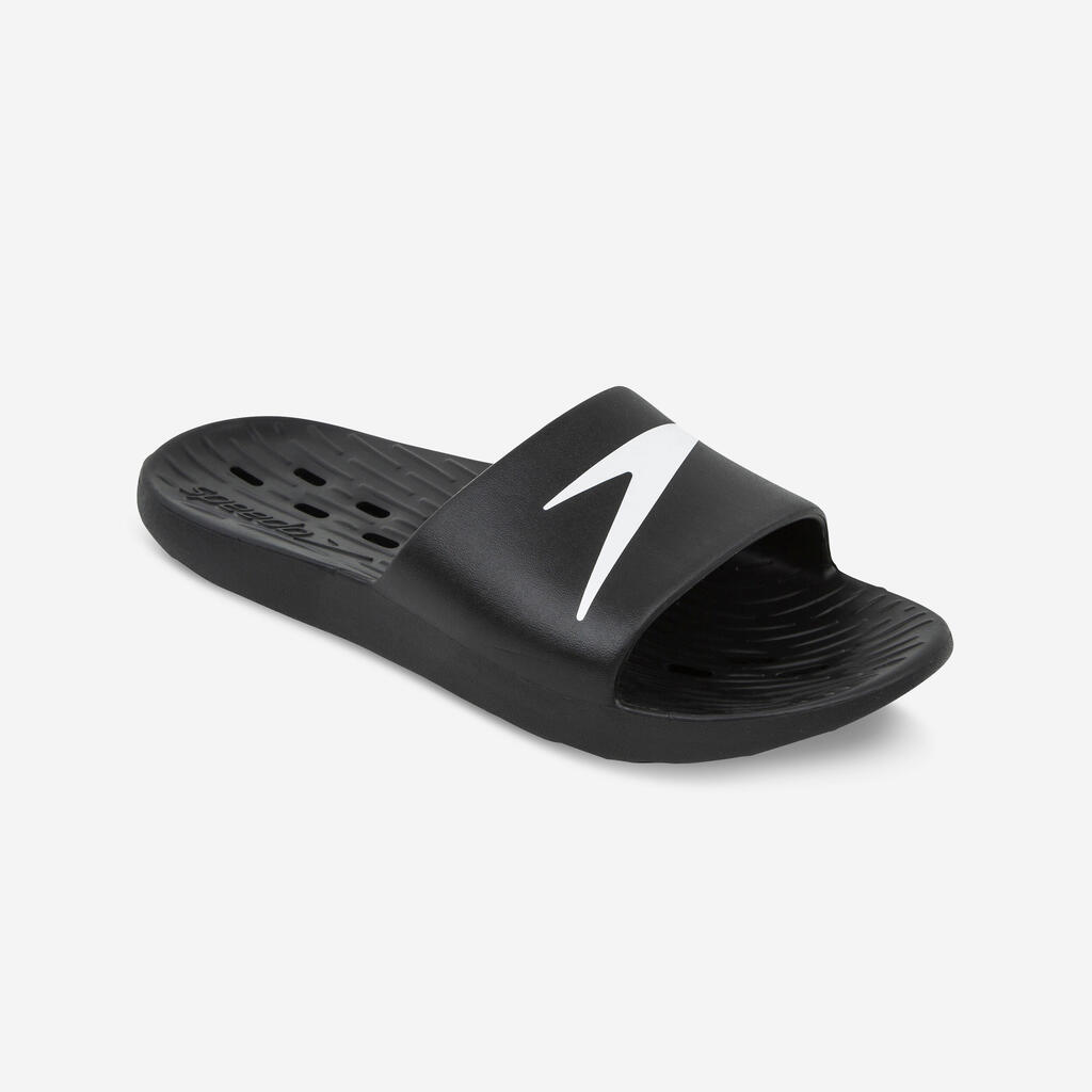 Sandalias de alberca negras para adulto Speedo