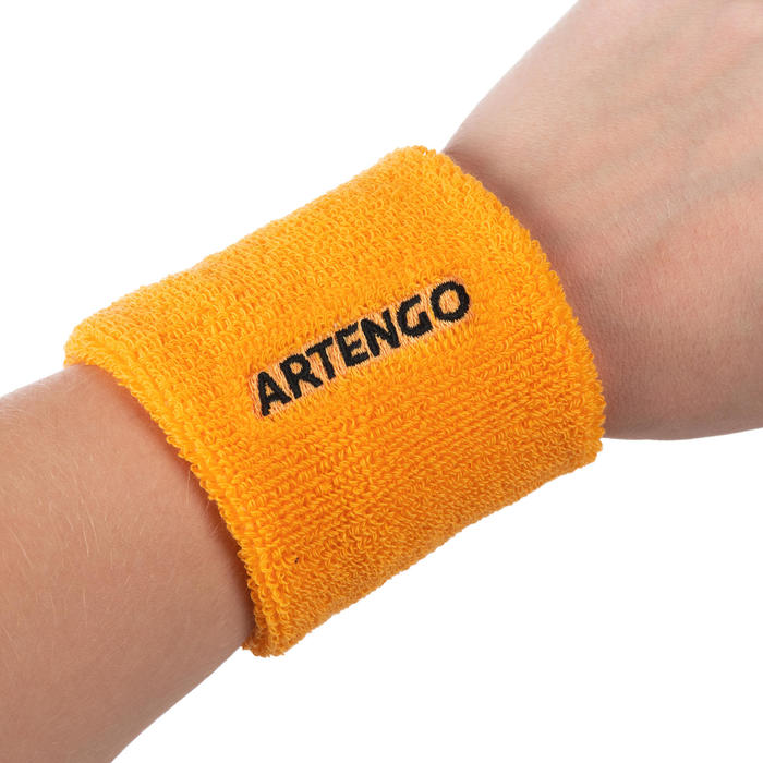 TP 100 Tennis Wristband White Decathlon