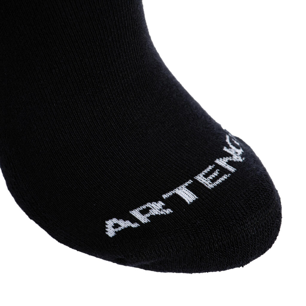 CHAUSSETTES DE SPORT HAUTES RS 100 NOIR LOT DE 3