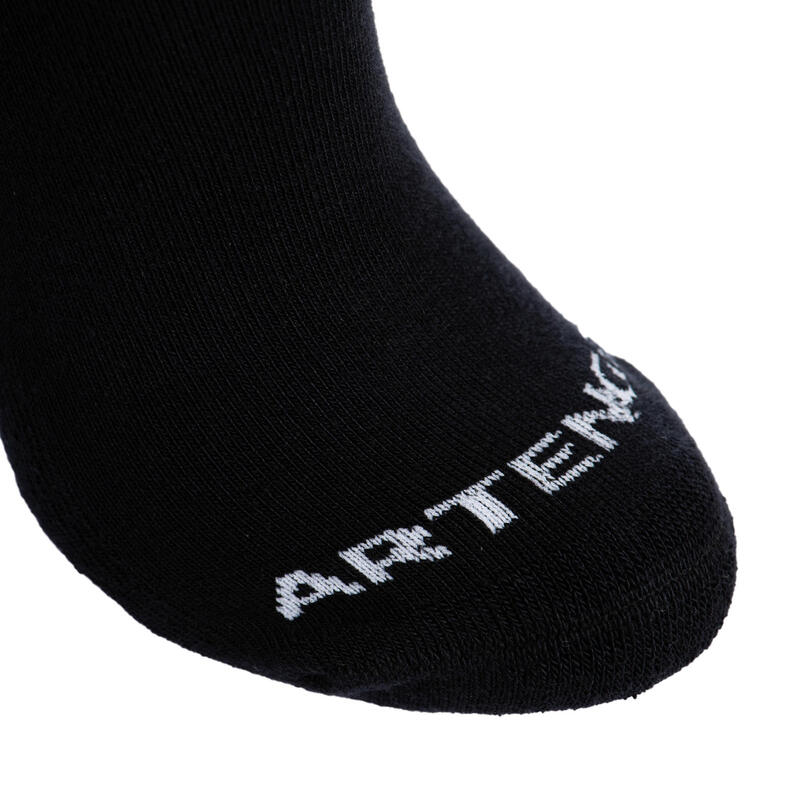 Tennissocken RS 100 High 3er-Pack schwarz