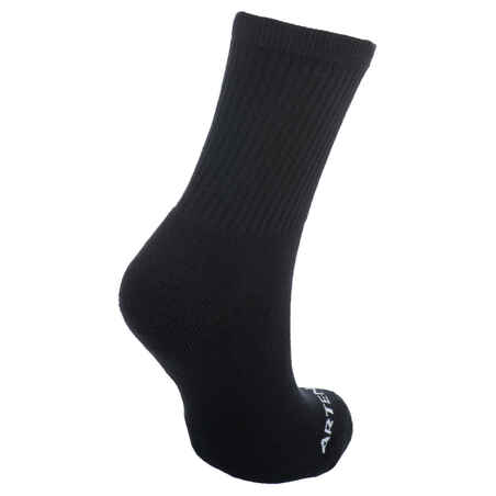 Ilgos sportinės kojinės „RS 100“, 3 poros, juodos