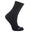 Calcetines altos de tenis Pack de 3 Artengo RS 100 negro