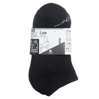 CHAUSSETTES DE TENNIS BASSES RS 100 NOIR LOT DE 3