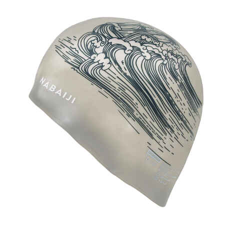 SILICONE SWIM CAP - VOLUME BLACK SEA PRINT