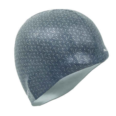 Gorro natación silicona gris