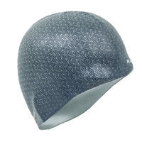 Siva silikonska kapa za plivanje