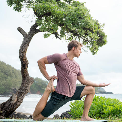 organik pamuk yoga erkek şort