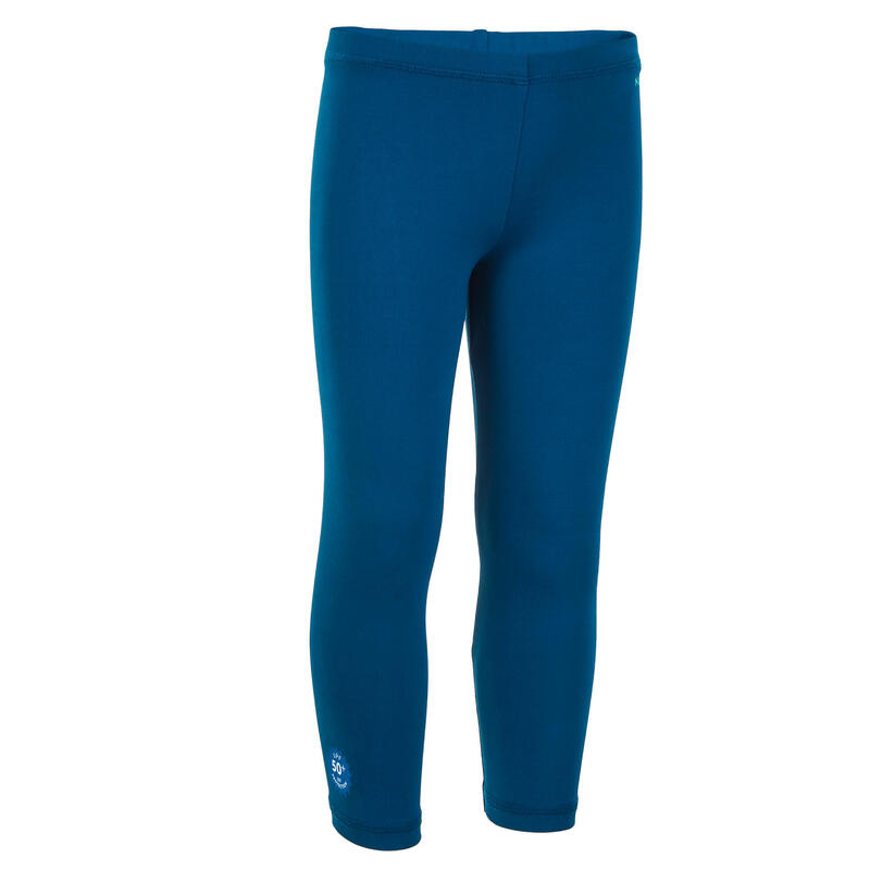 Leggings anti-UV bambino blu