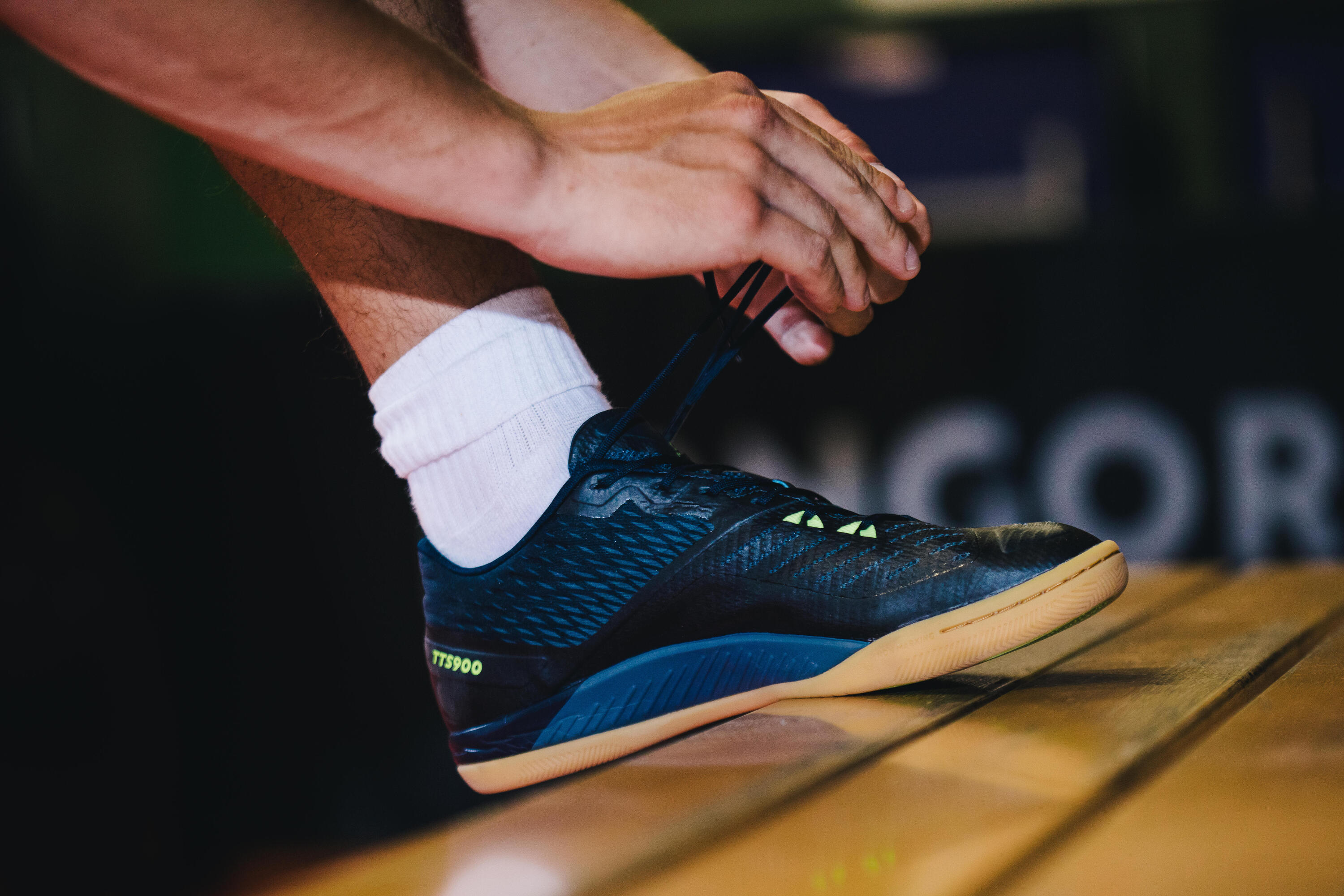 ZAPATILLAS DE PING PONG TTS 900 NEGRO 12/14
