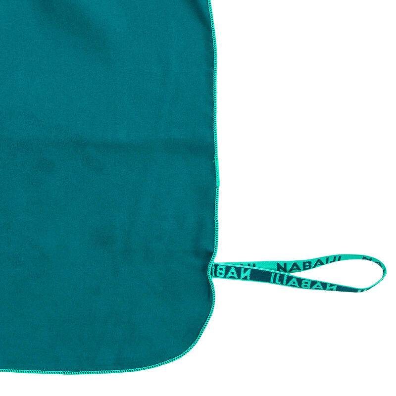 Microvezel handdoek donkergroen maat XL 110 x 175 cm