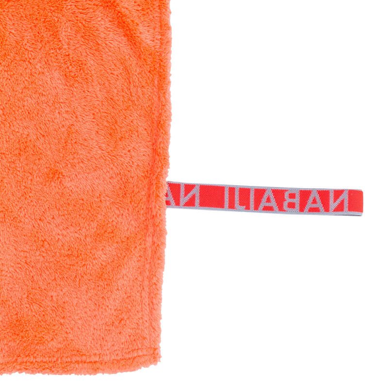 Superzachte microvezel handdoek oranje maat XL 110 x 175 cm