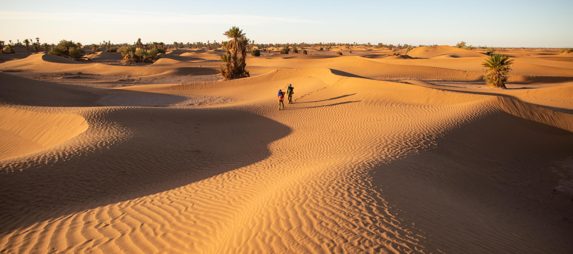 Trekking from ouarzazate in the desert of Morocco to explore ouled driss