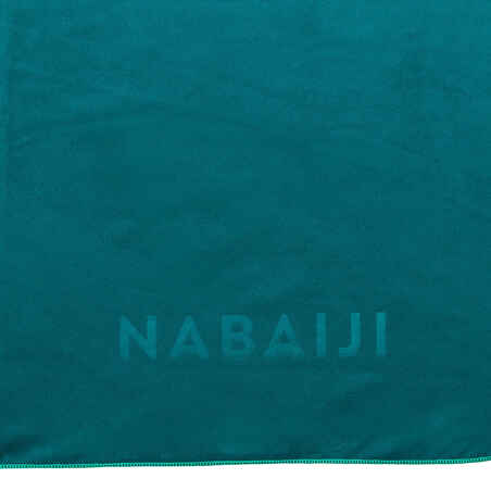 Swimming Microfibre Towel Size XL 110 x 175 cm - Forest Green