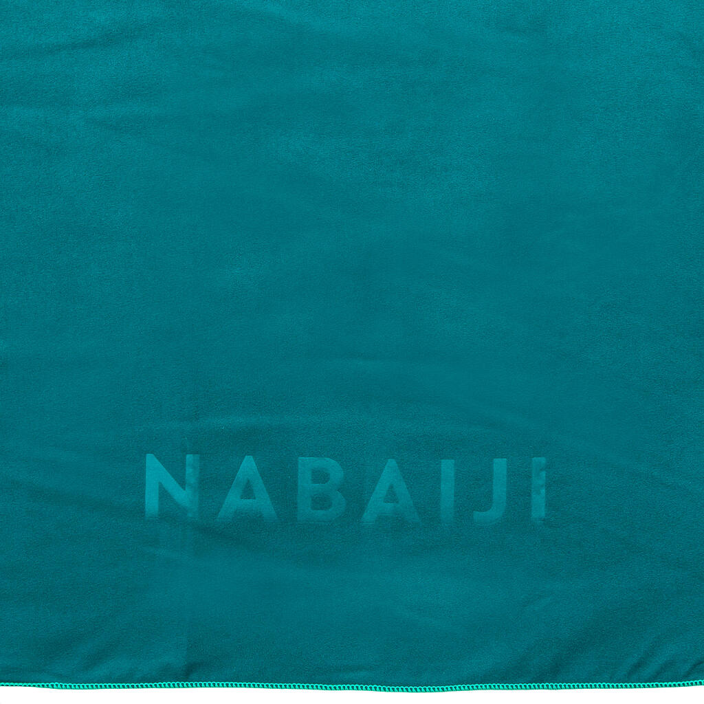 Toalla de microfibra para natación talla L 80x130cm Nabaiji  - Violeta