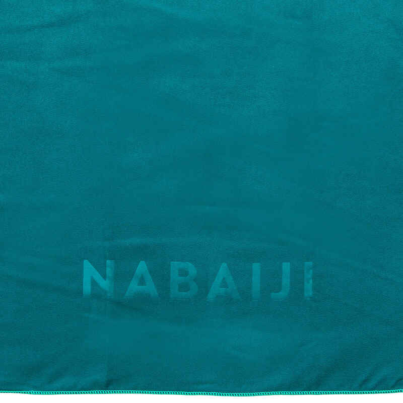 Swimming Microfibre Towel Size L 80 x 130 cm - Green