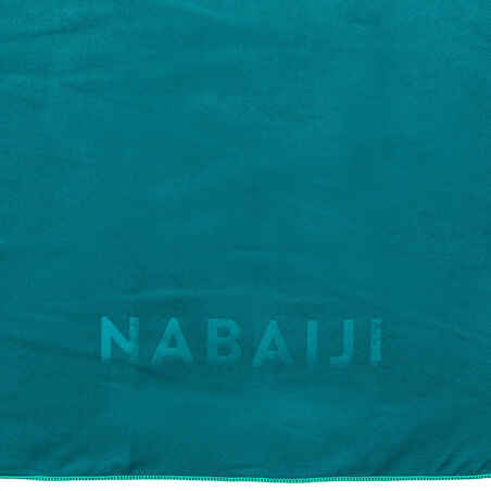 Swimming Microfibre Towel Size L 80 x 130 cm - Green