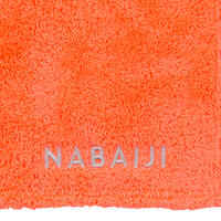 Ultra-Soft Microfibre Pool Towel Size XL 110 x 175 cm - Orange