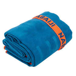 Swimming Microfibre Towel Size XL 110 x 175 cm - Blue