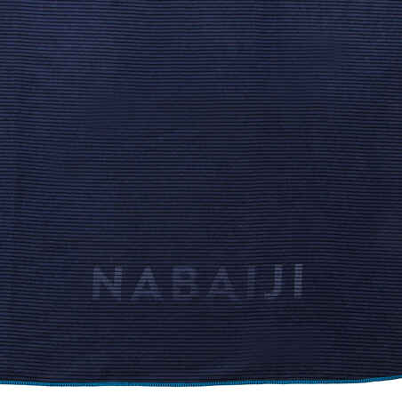 Microfibre Towel Size XL 110 x 175 cm - Striped Dark Blue
