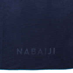 Microfibre Towel Size XL 110 x 175 cm - Striped Dark Blue