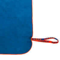 מגבת שחייה מיקרופייבר L - כחול