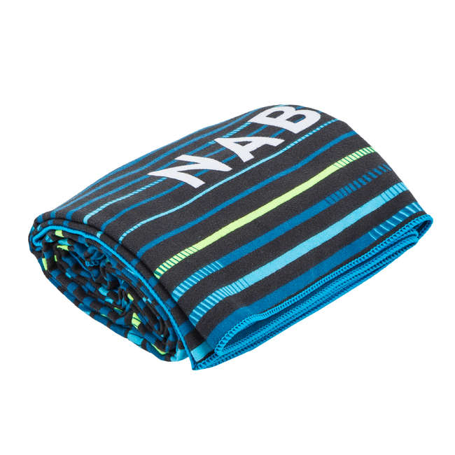 Telo Microfibra Ufficiale Inter Milano - 50x100 Cm, Nero E Azzurro, Logo Ricamato, Lavabile - Foto 2