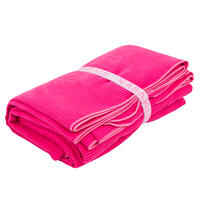 Microfibre striped towel size XL 110 x 175 cm - Pink
