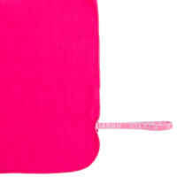 Microfibre striped towel size XL 110 x 175 cm - Pink