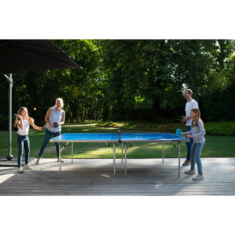 MESA DE PING PONG PPT 130 EXTERIOR AZUL