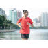 Men's Running T-shirt Run Dry - Neon Coral Pink