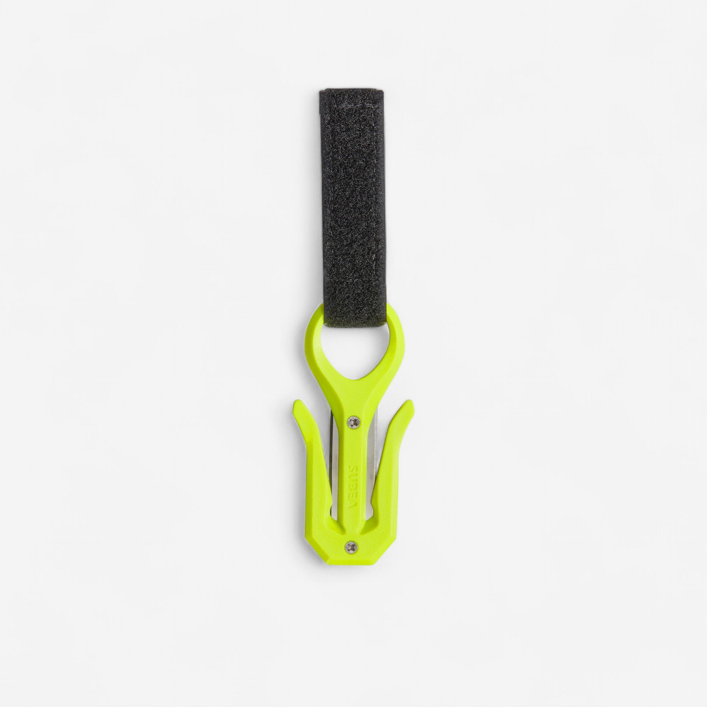 Subea - Coupe Ligne Coupe-fil Line Cutter De Plongée - Coupe Ligne - Snorkeling Plongee Chasse Ss Apnee - Jaune-noir - Taille Unique - Decathlon