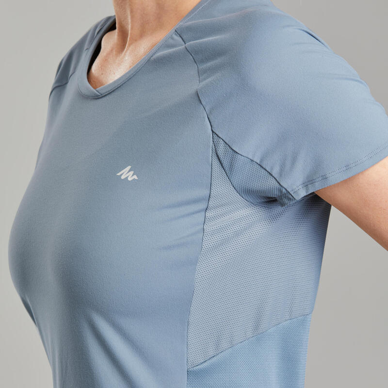 Tee-Shirt manches courtes de randonnée montagne - MH500 - Femme