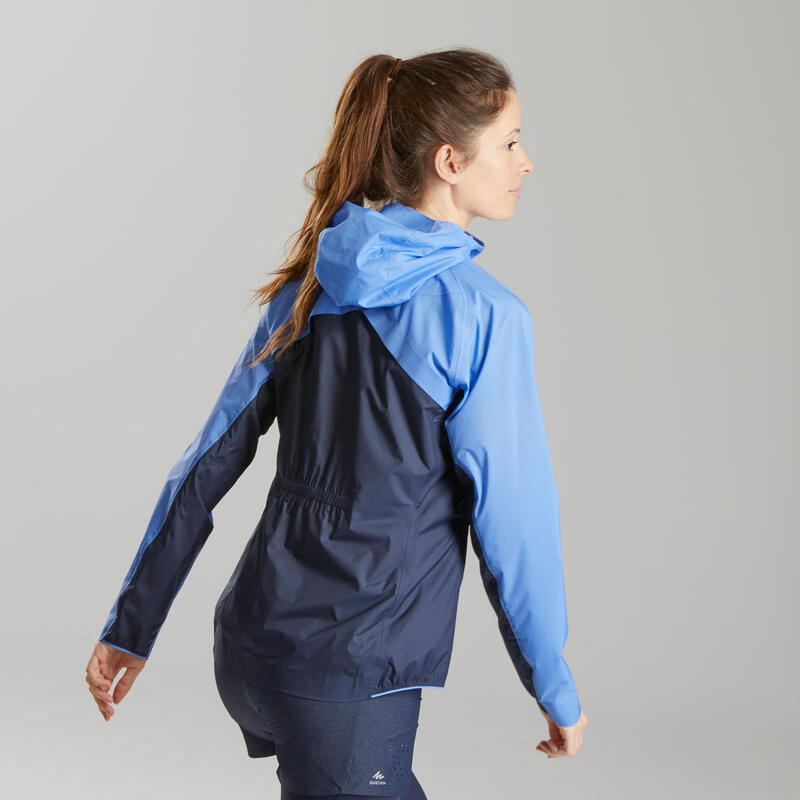 Wanderjacke Damen Hybrid Speed Hiking - FH900 blau/grau