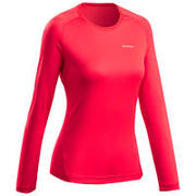 Women’s T shirt Full Sleeve MH550 - Coral Red