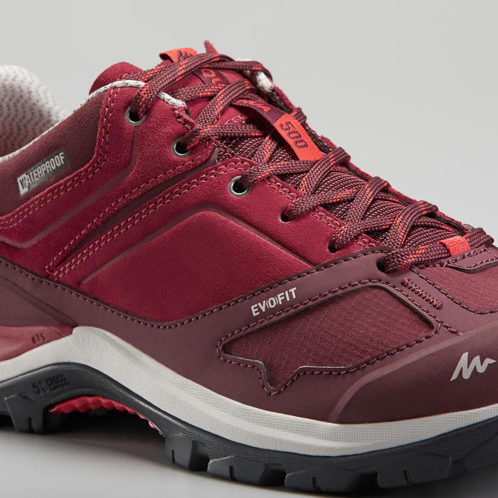 Women's waterproof mountain walking shoes MH500 Decathlon