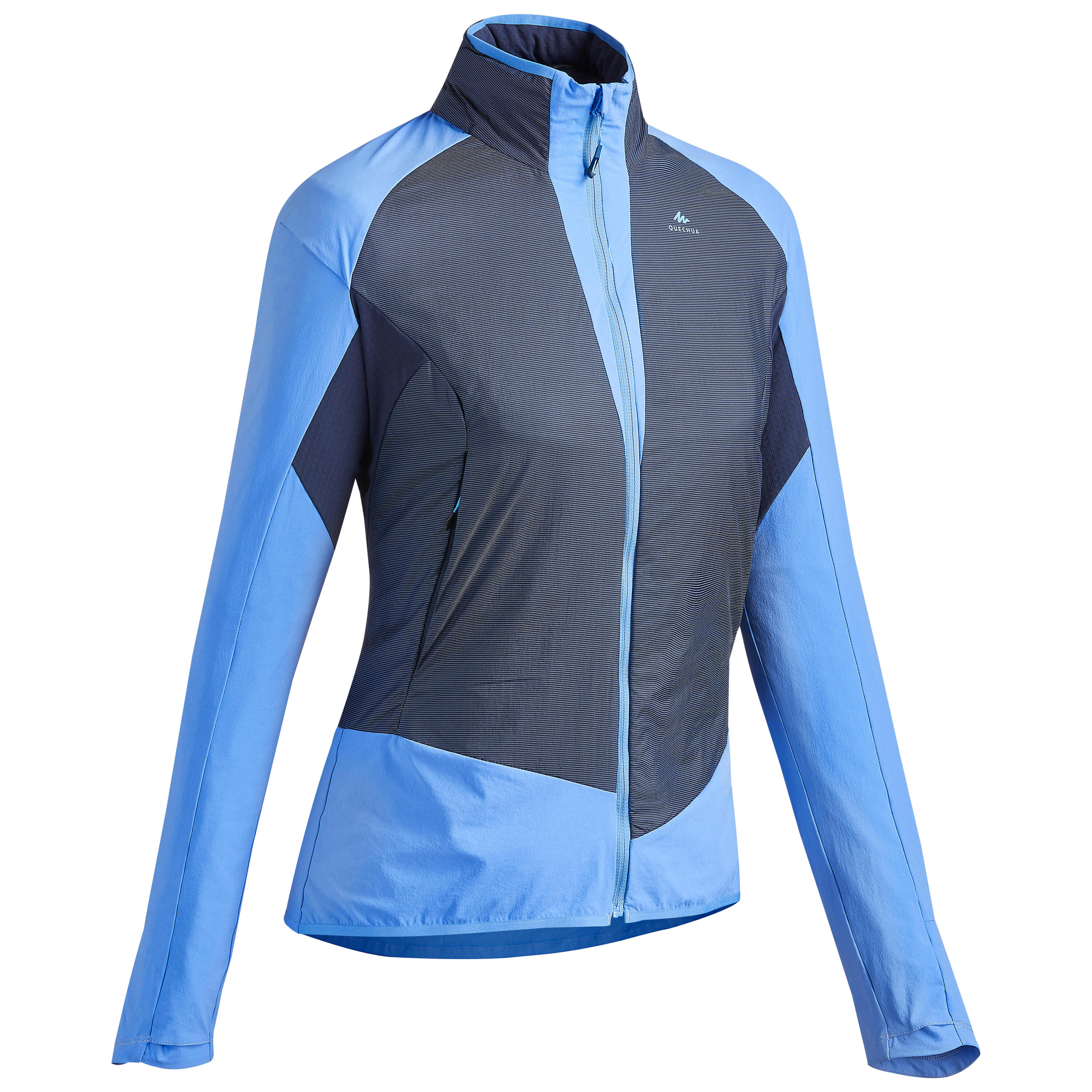 Women’s Warm Jacket For Fast Hiking FH 900 Hybrid - Blue 4/7