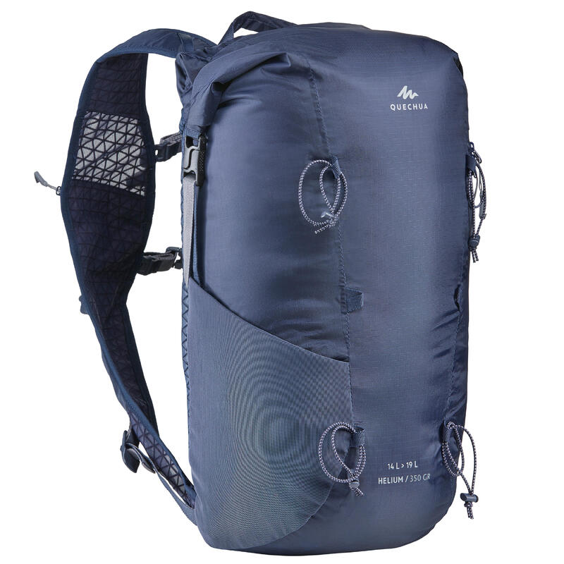 極速健行背包FH900 14到19 L的容量。